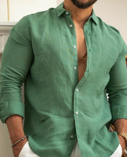 Lunari - linen shirt for men