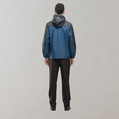 Men's Softshell Outdoor Jacket with Hood, Windproof Membrane, and Water-Repellent Finish