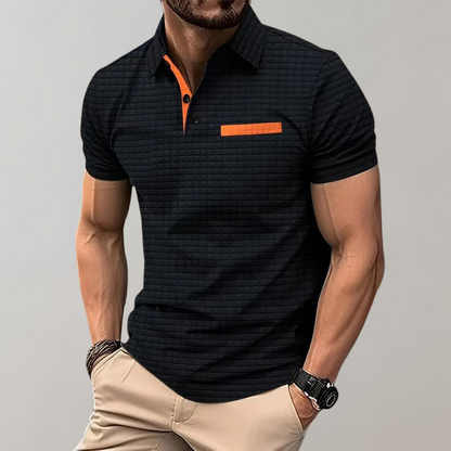 Polo ajusté pour hommes - coupe élégante et confortable