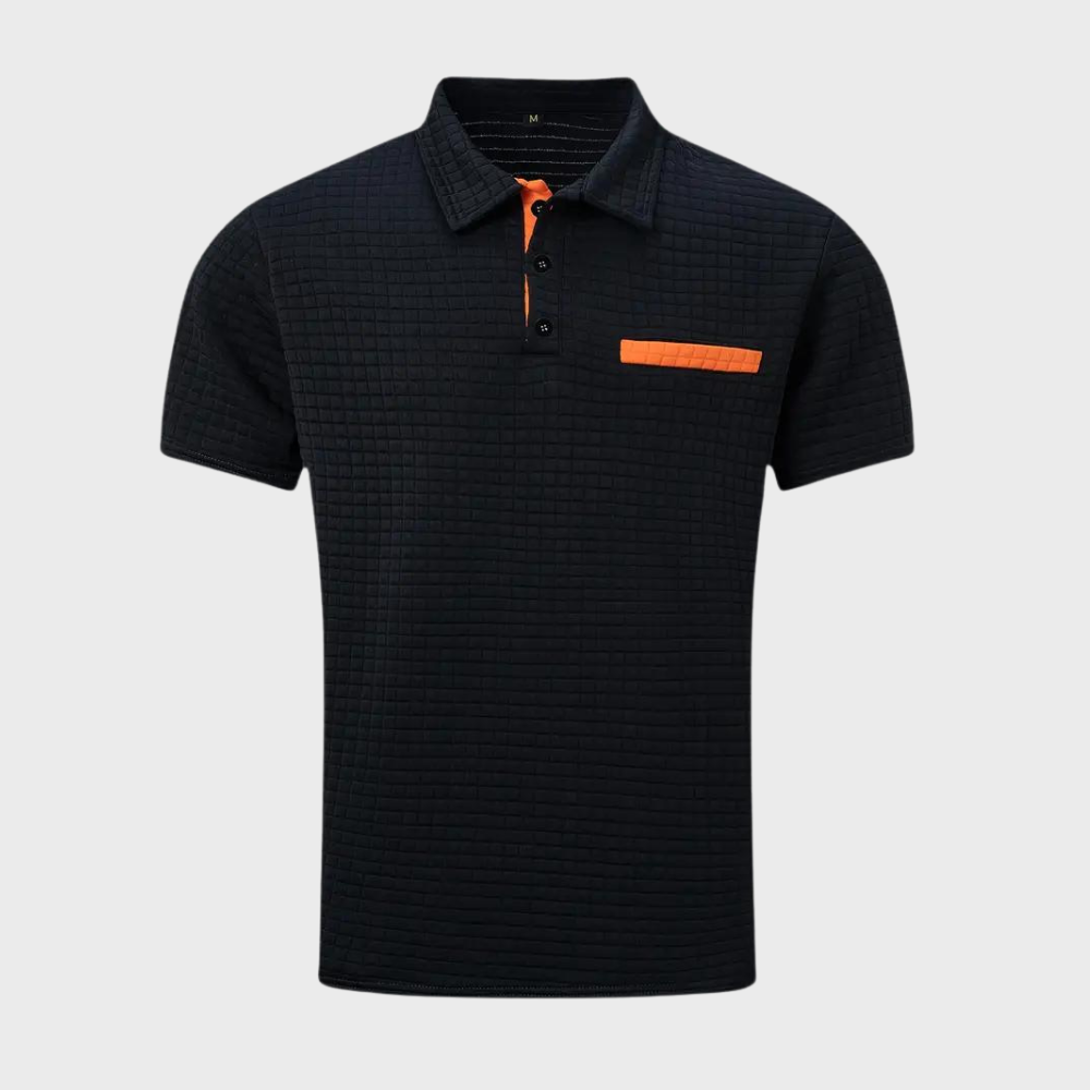 Polo ajusté pour hommes - coupe élégante et confortable