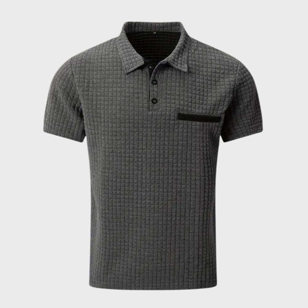 Polo ajusté pour hommes - coupe élégante et confortable