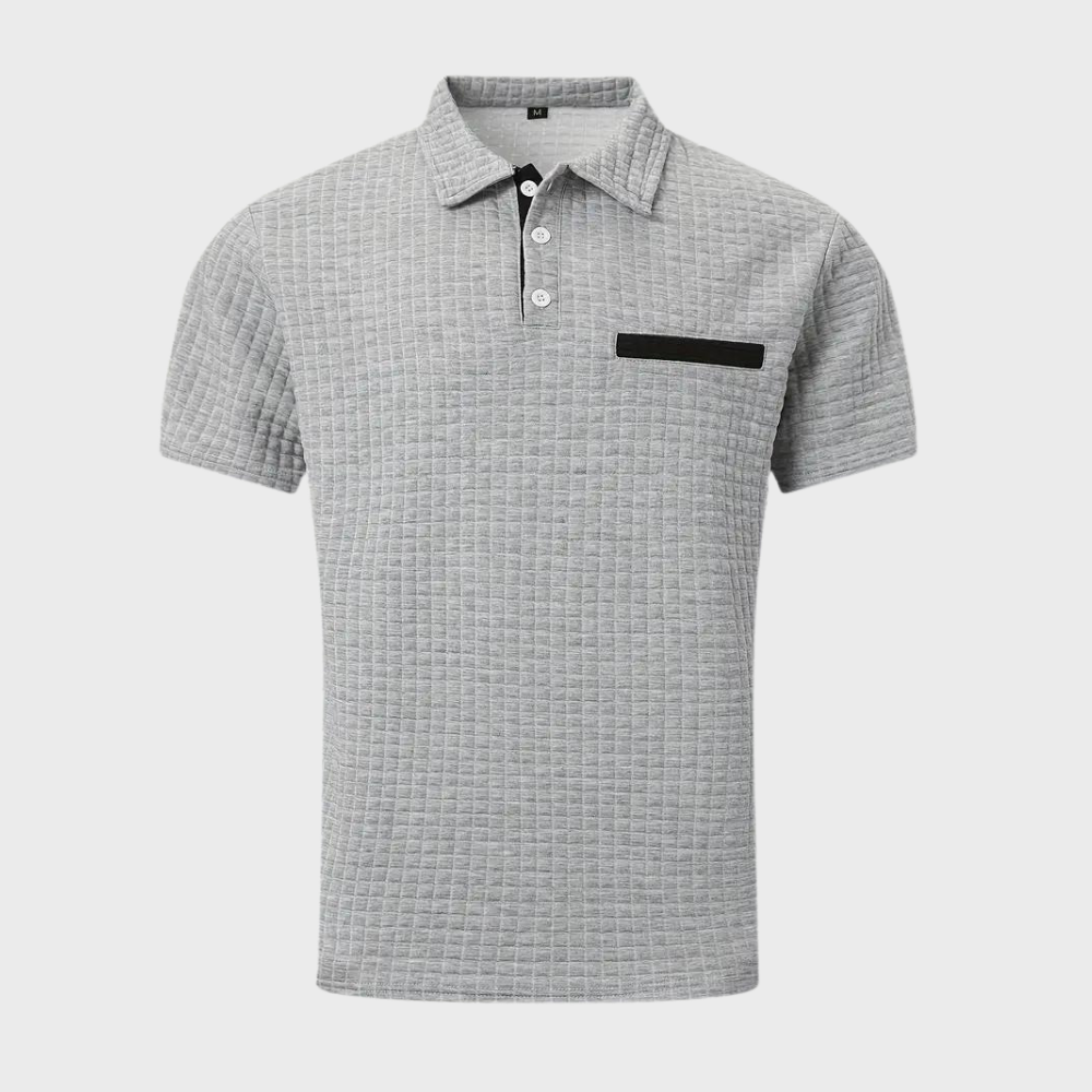 Polo ajusté pour hommes - coupe élégante et confortable