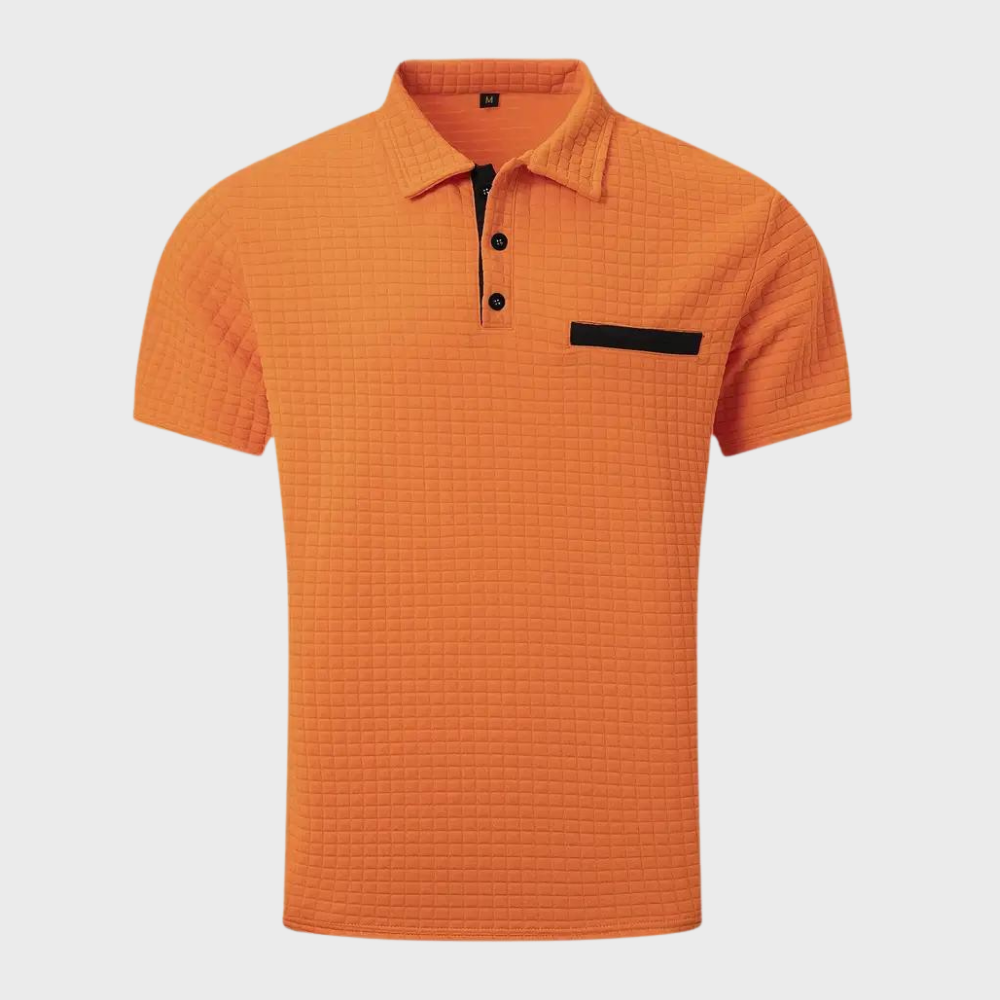 Polo ajusté pour hommes - coupe élégante et confortable