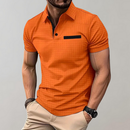 Polo ajusté pour hommes - coupe élégante et confortable