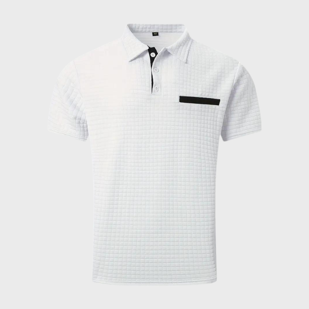 Polo ajusté pour hommes - coupe élégante et confortable