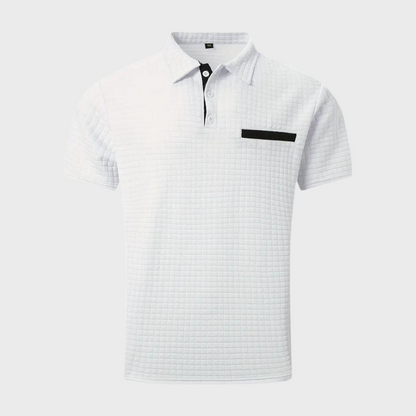 Polo ajusté pour hommes - coupe élégante et confortable