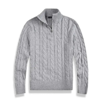 Pull Old Money à demi-fermeture éclair
