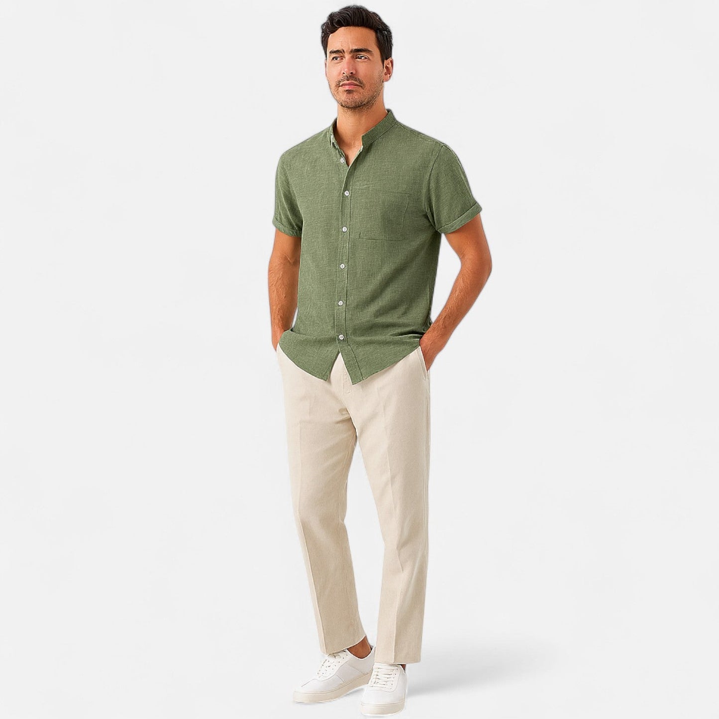 Men's tops made from natural linen – Light elegance, timeless summer comfort