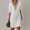 Robe d'été en lin élégante pour femmes