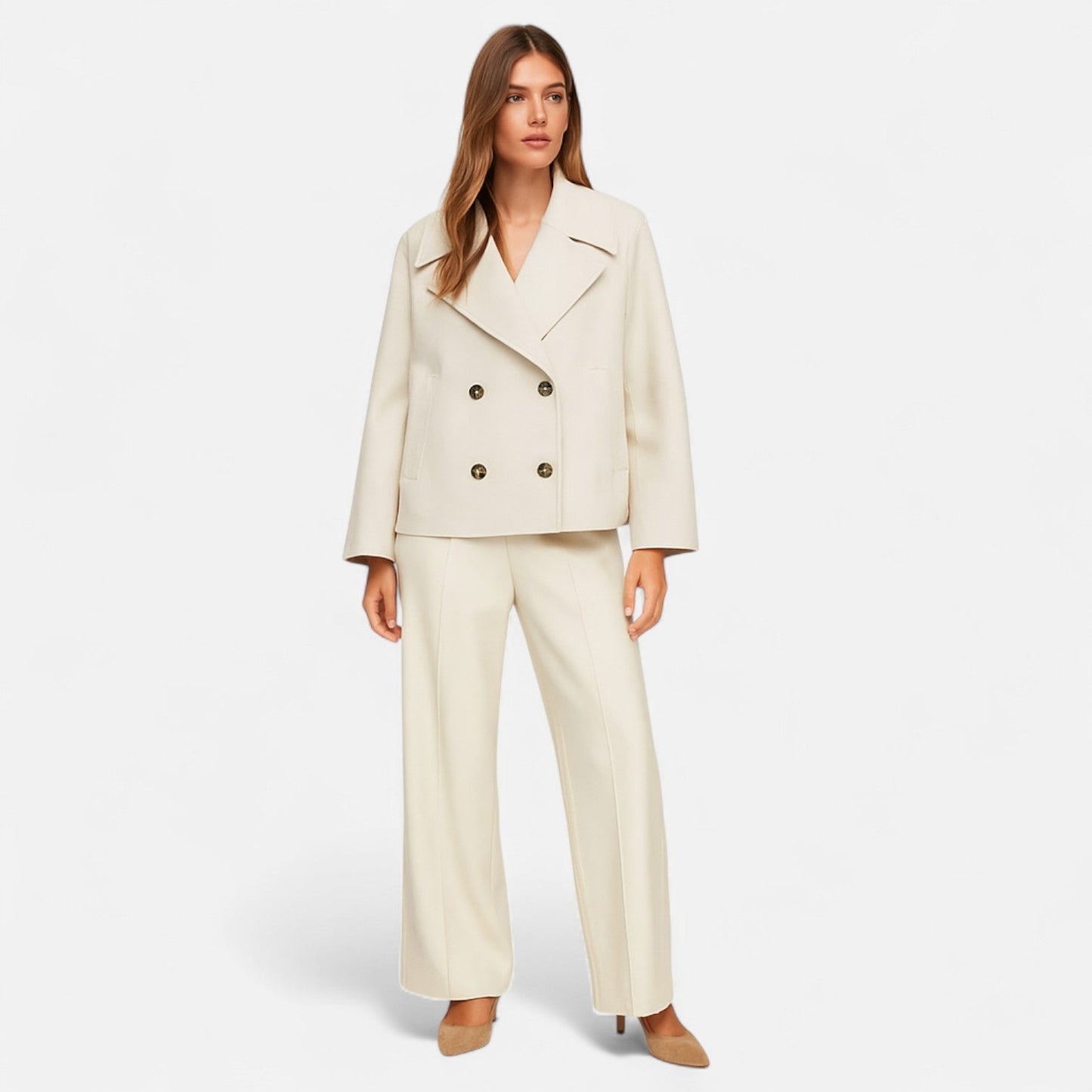 Veste femme minimaliste cintrée - Structure moderne, élégance sans effort