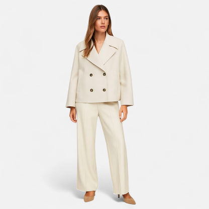 Veste femme minimaliste cintrée - Structure moderne, élégance sans effort