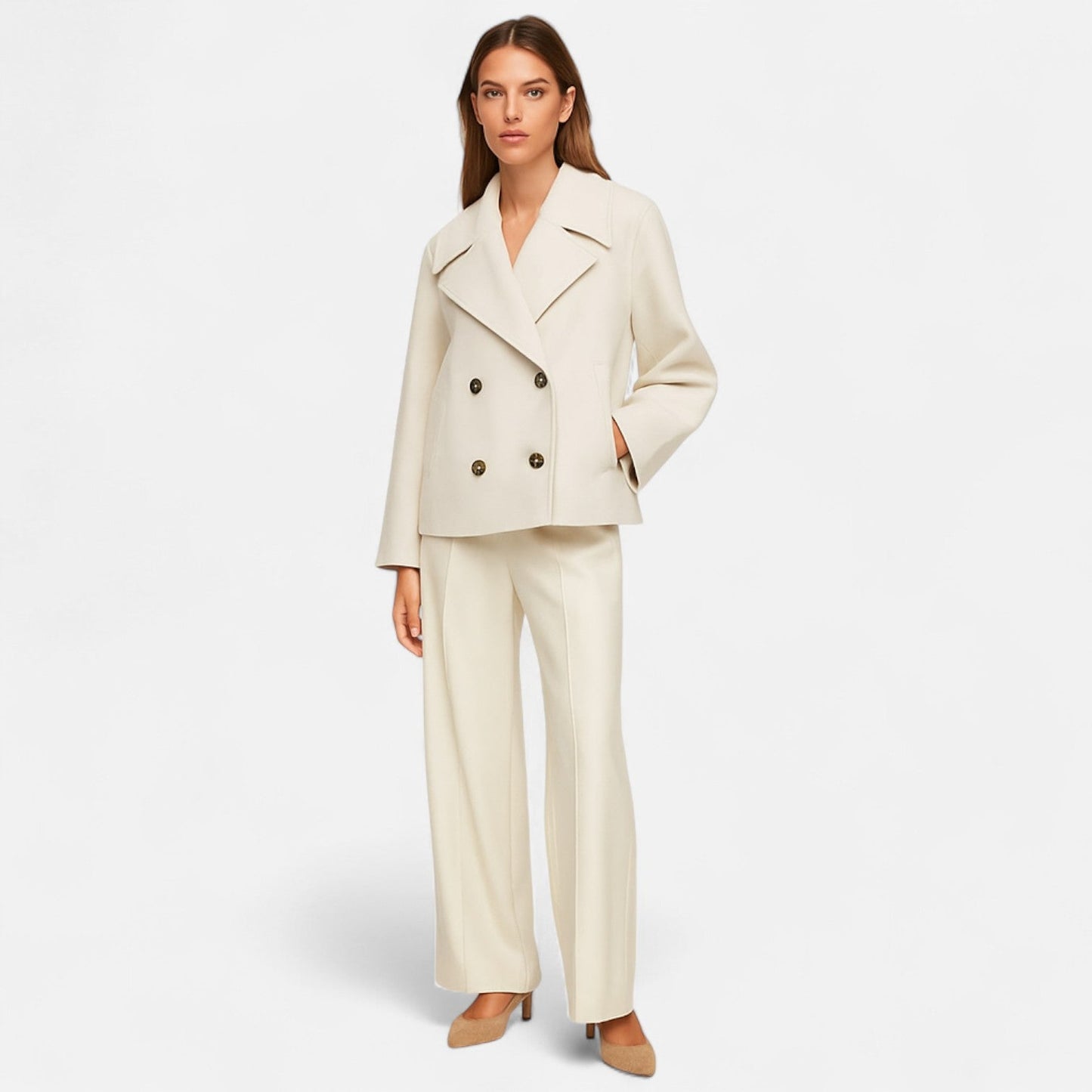 Veste femme minimaliste cintrée - Structure moderne, élégance sans effort