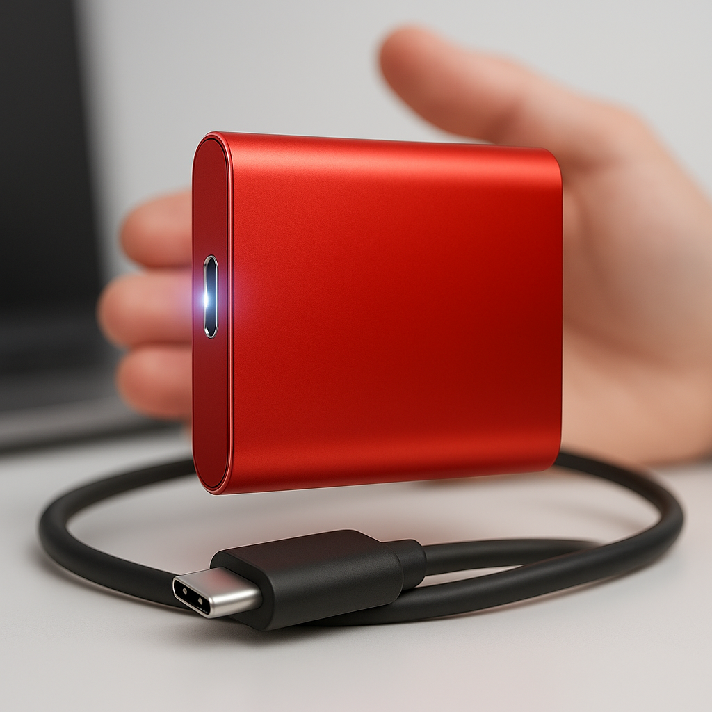 Disque SSD externe portable USB-C Solid State Drive