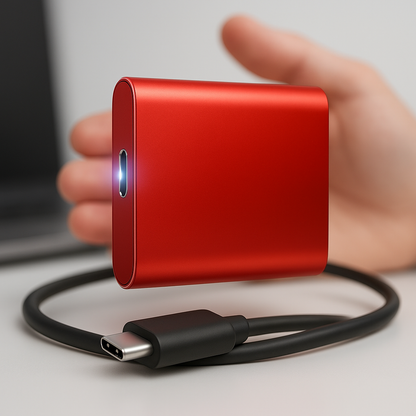 Disque SSD externe portable USB-C Solid State Drive