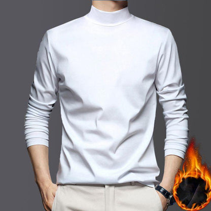 Maillot de corps homme chaud en coton mercerisé extensible – Sous-vêtement thermique