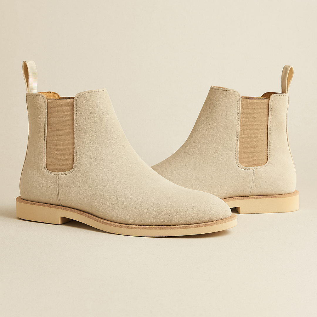 Men's Suede Chelsea Boots – Black & Timeless