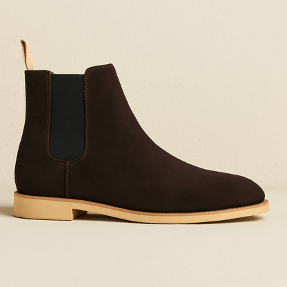 Men's Suede Chelsea Boots – Black & Timeless