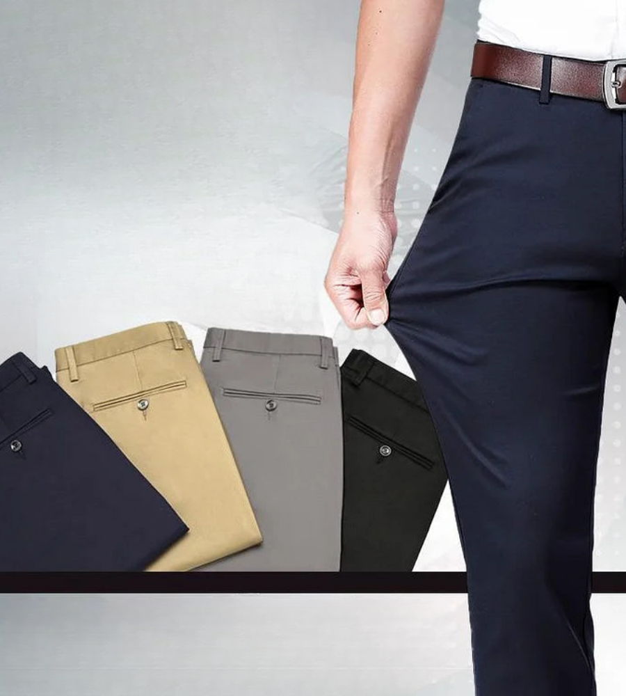 Pantalon stretch homme coupe slim et confort optimal