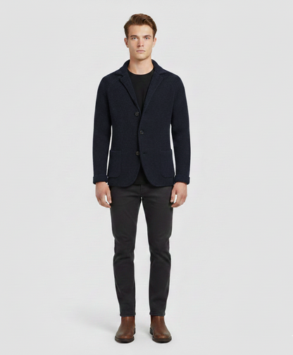 Men's Wool Cardigan, Casual and Elegant