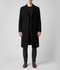 Elegant Slim-Fit Wool Coat for Men