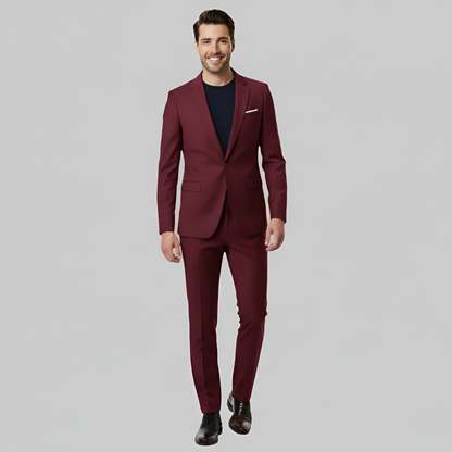 Men's Two-Piece Suit Elegant Slim Fit