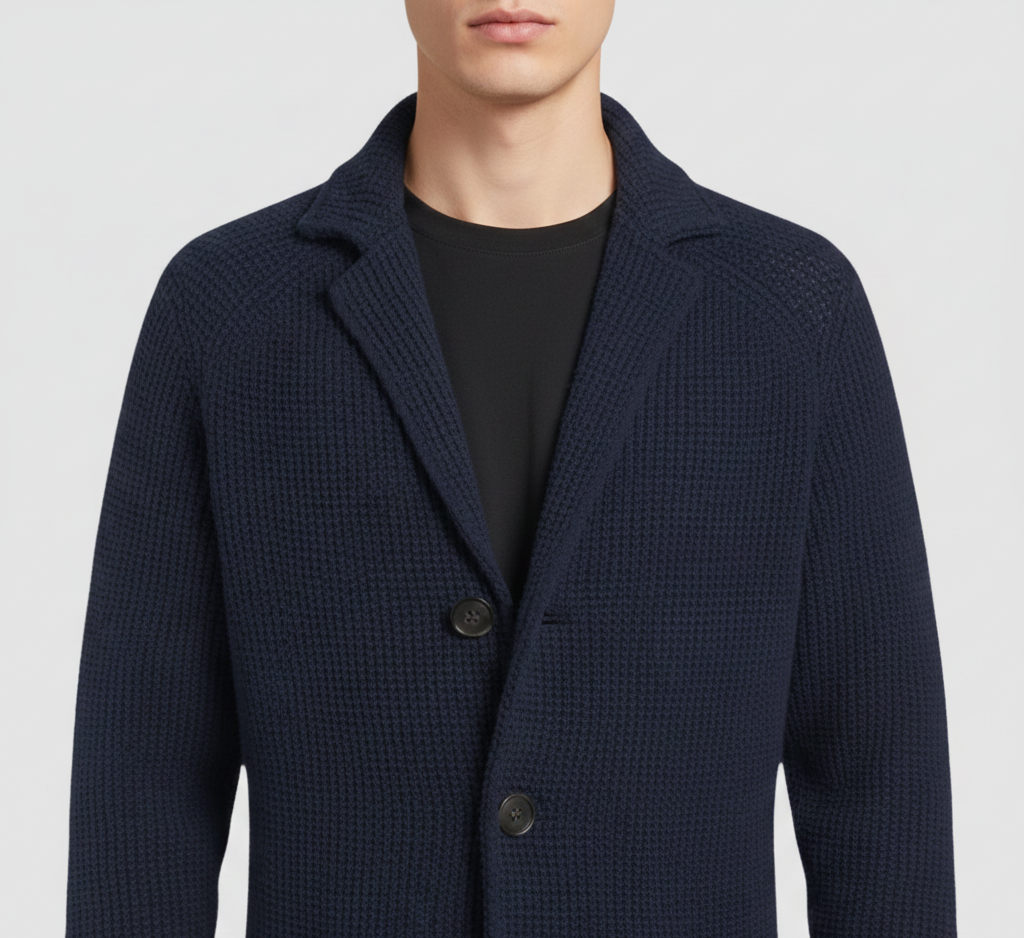 Men's Wool Cardigan, Casual and Elegant