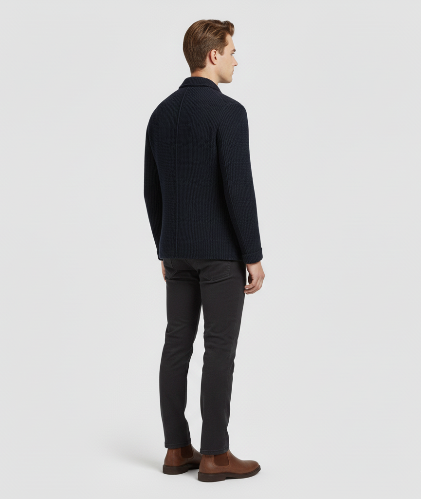 Men's Wool Cardigan, Casual and Elegant