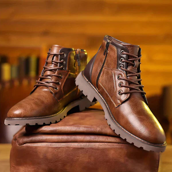 Premium leather boots