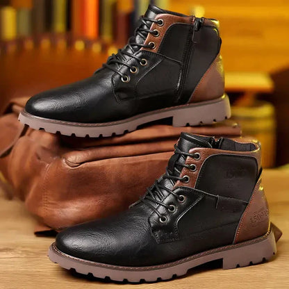 Premium leather boots