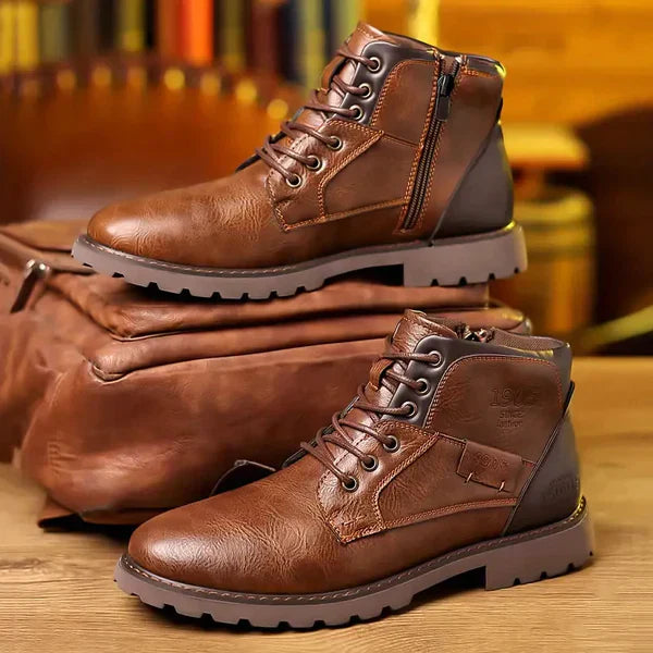 Premium leather boots
