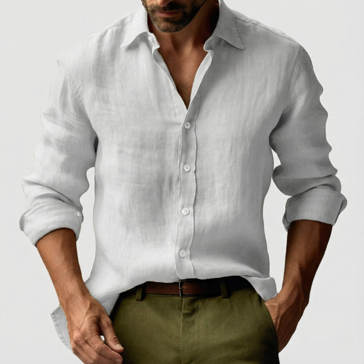 Men's Vintage Button-Down Shirt