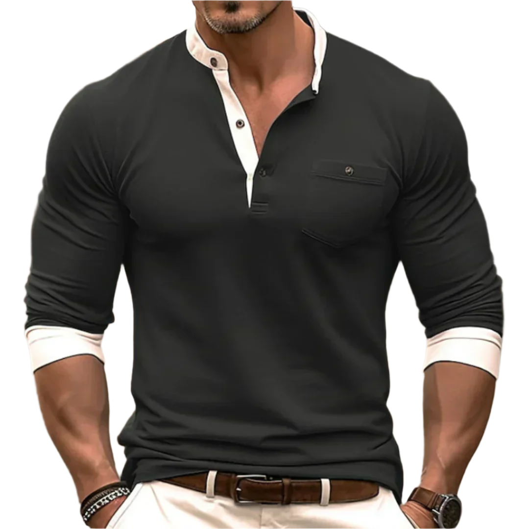 FlexFit – Stylish Long-Sleeve Shirt for Men