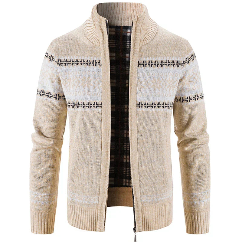 Kjell | Warm Scandinavian zipper sweater for men