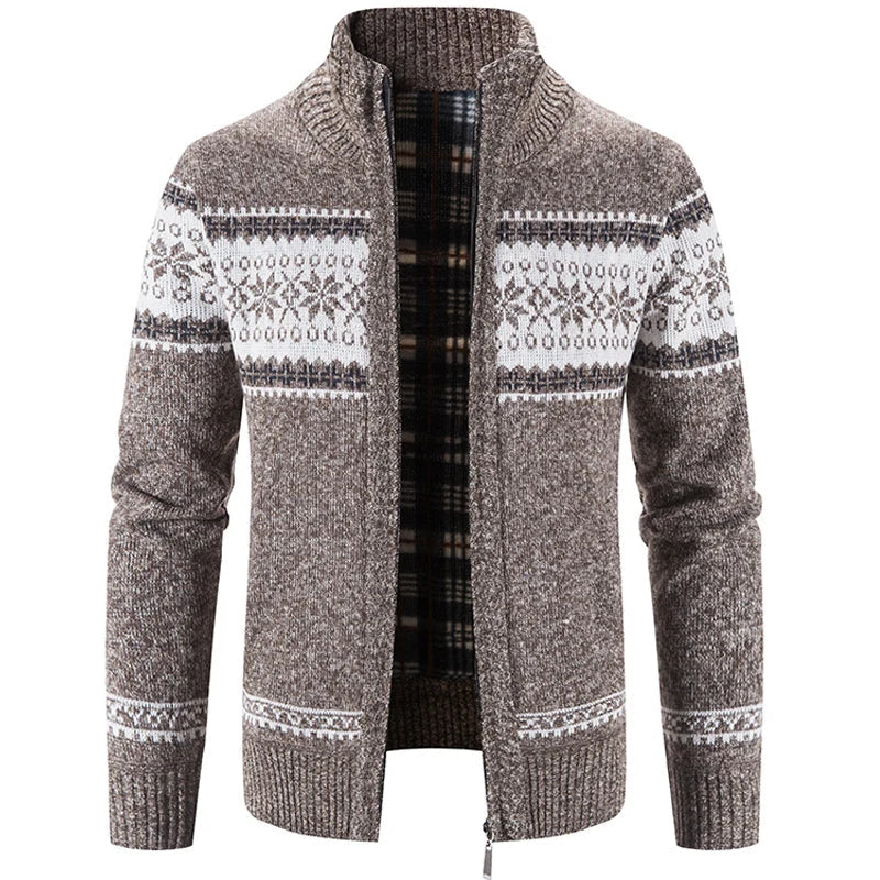 Kjell | Warm Scandinavian zipper sweater for men