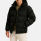 Men's Quilted Jacket - Lightweight with Hood Insulated Elegance
