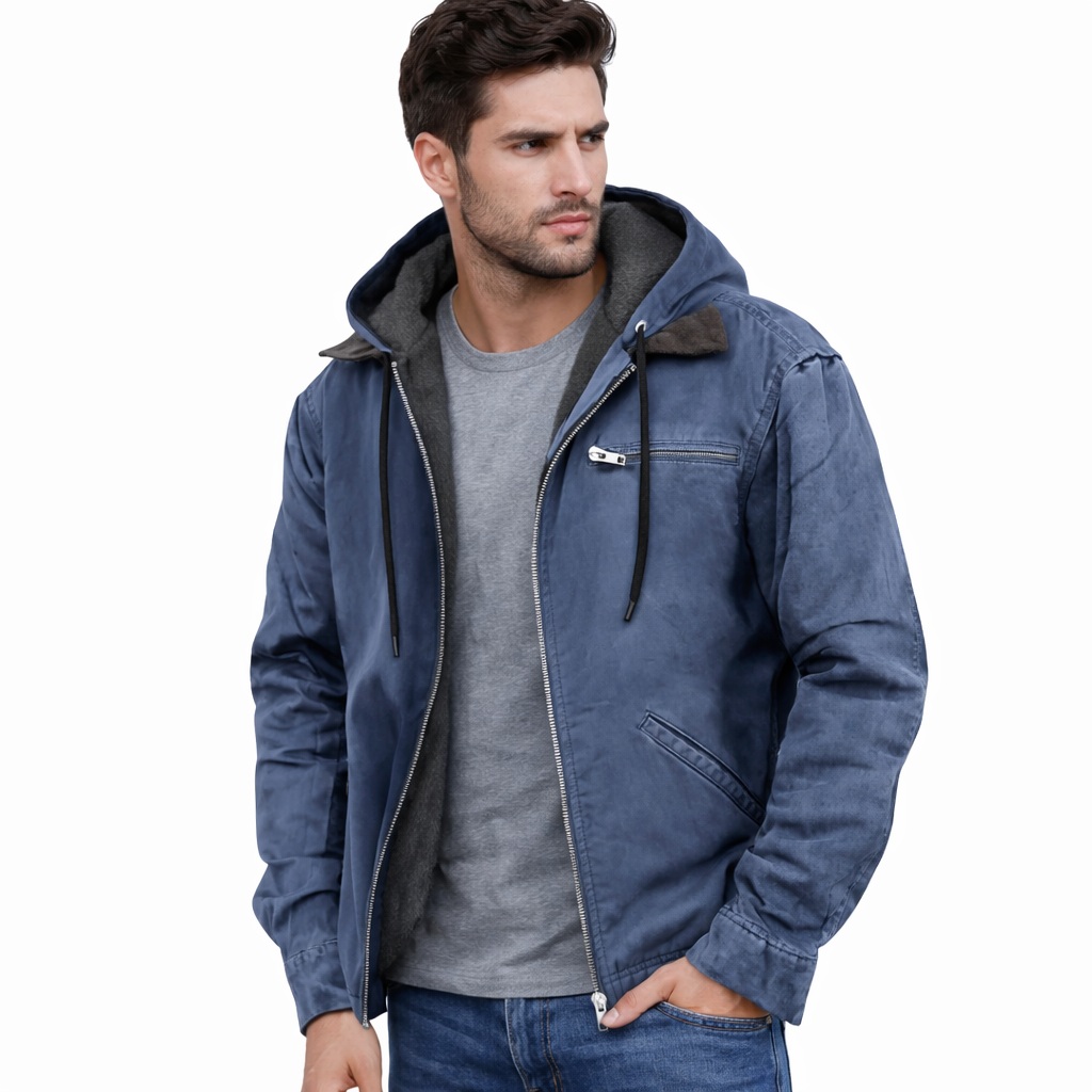 Veste d'automne pour hommes style élégant