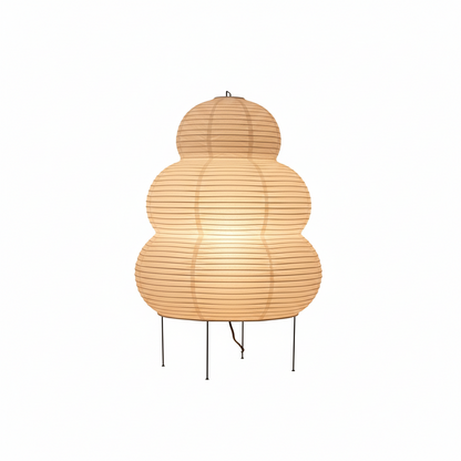 Hikari Washi Floor Lamp - Japanese Rice Paper Floor Lamp with Spherical Design and Soft, Warm Light