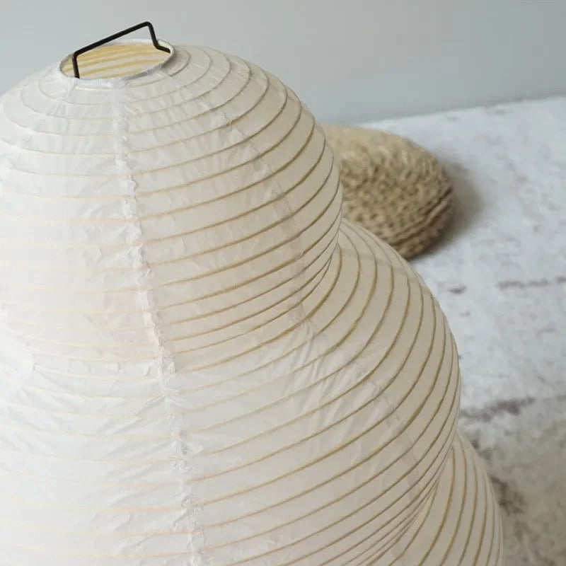 Hikari Washi Floor Lamp - Japanese Rice Paper Floor Lamp with Spherical Design and Soft, Warm Light