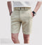 Plaid men's shorts with adjustable belt