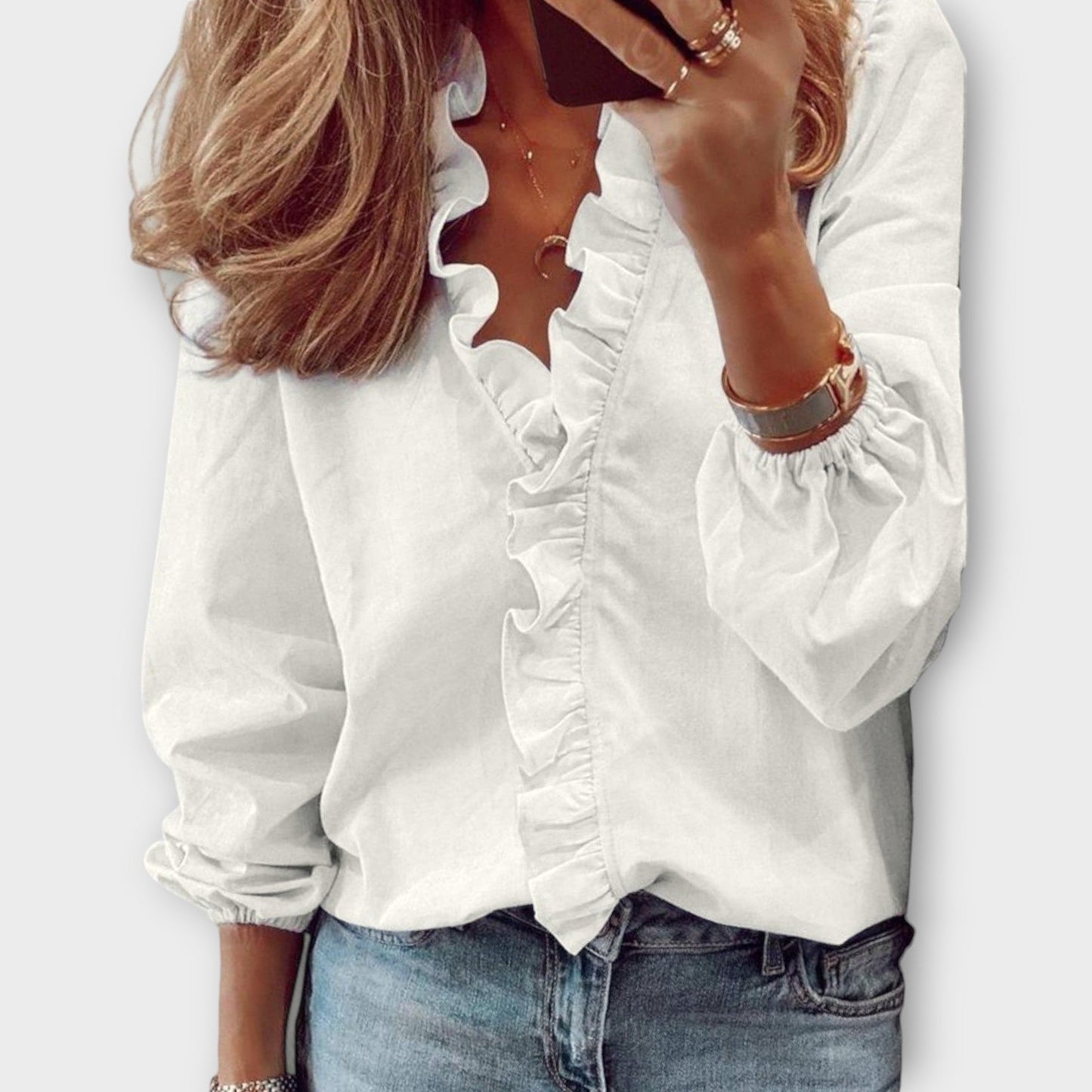 Elegant summer blouse