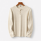 T-shirt Henley manches longues classique pour hommes