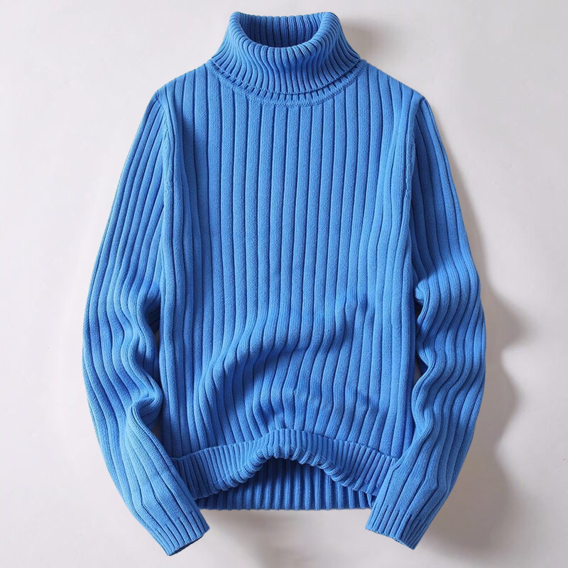 Men's Merino Wool Turtleneck Sweater