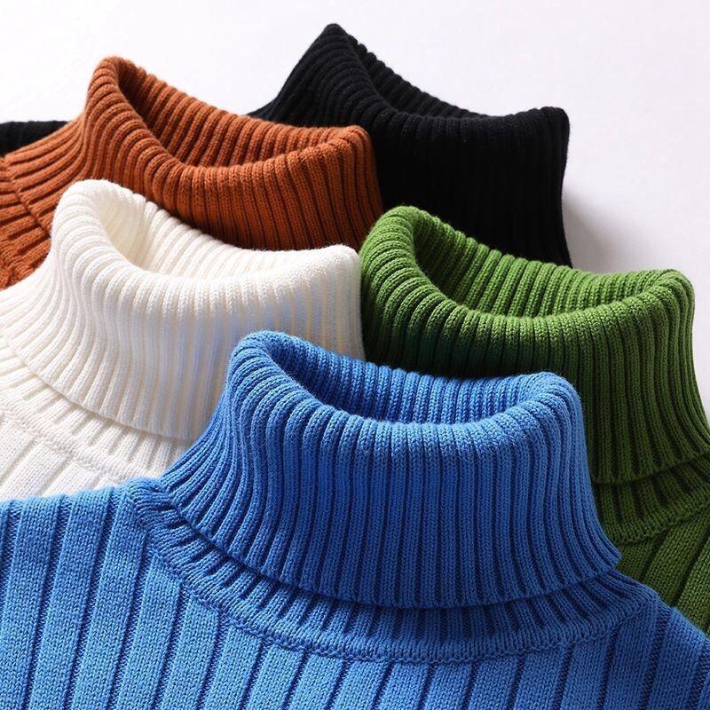 Men's Merino Wool Turtleneck Sweater