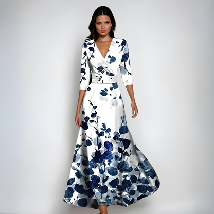 Robe élégante pour femme à motif floral