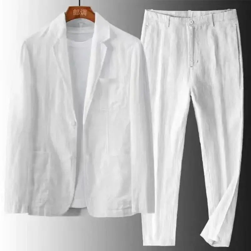 Costume en lin | Tissu en lin luxueux pour hommes
