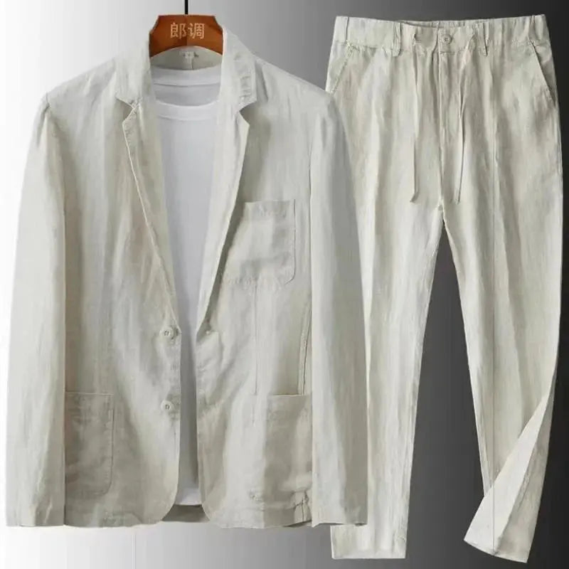 Costume en lin | Tissu en lin luxueux pour hommes
