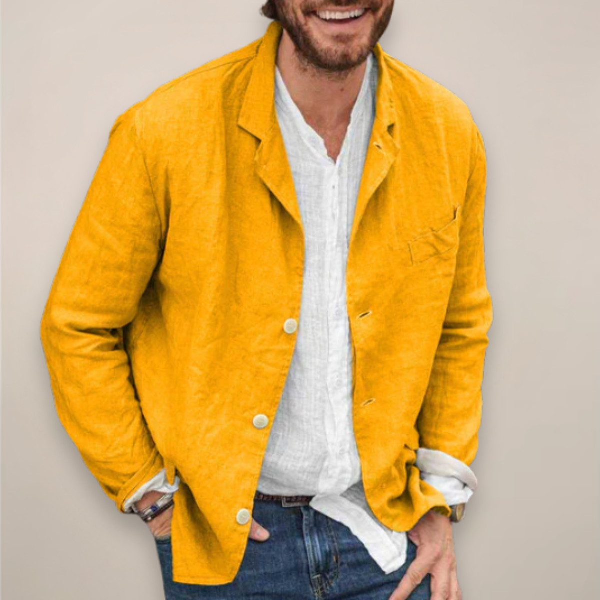 Blazer pour hommes style Relaxed Fit