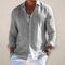 Men's Casual Long-Sleeve Shirt with Buttons