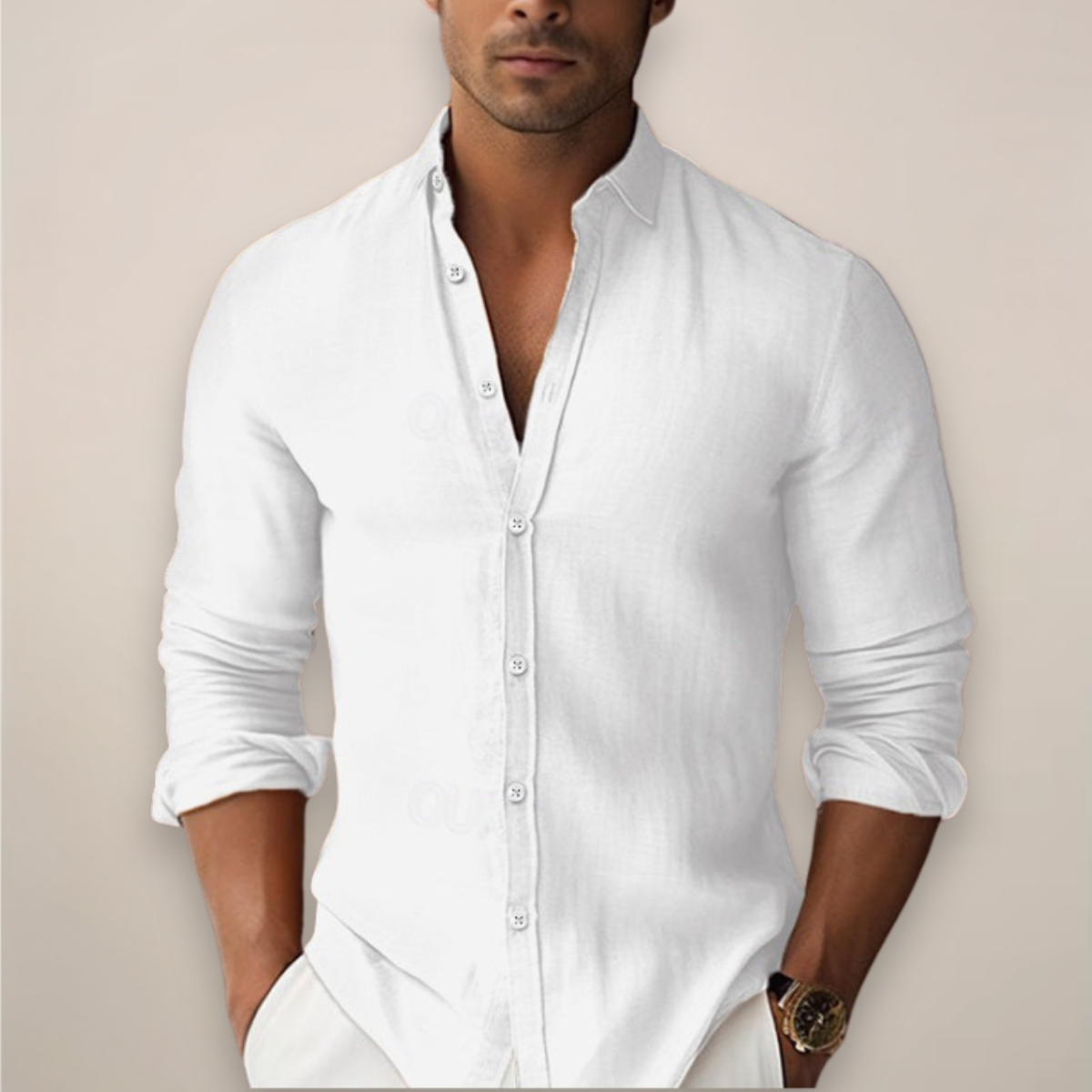 Men's Casual Summer Shirt with Buttons