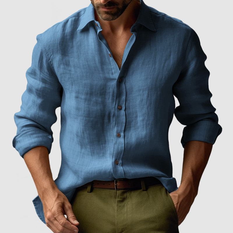 Men's Vintage Button-Down Shirt